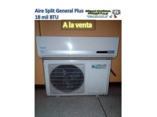 Aire acondicionado split general plus 18 mil btu